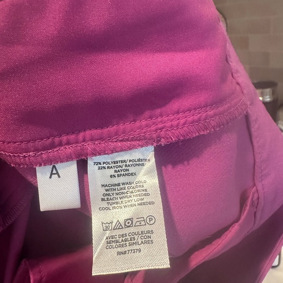 Ann Taylor Fuchsia Ankle Pants - Picture 5 of 6